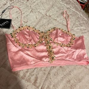 Womens Floral Bralette